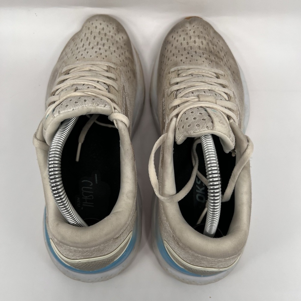 Brooks Ghost 16 Womens Running Shoes Grey Blue Walking Comfort Sneakers Size 9.5 - Picture 6 of 8